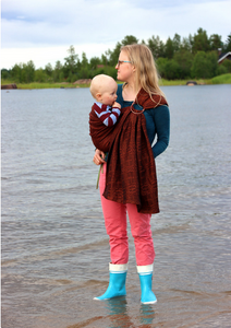 Vanamo Ring Sling - Kide Hehku - 40% organic cotton, 30% linen, 30% merino wool