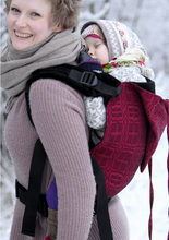 Ladda upp bild till gallerivisning, Wompat Baby Carrier Loimu - 100% ekologisk bomull
