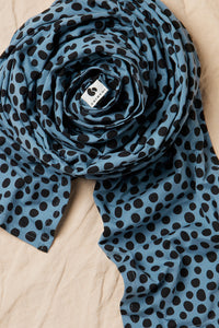 Coracor Abstract Dot Blue Stretchy wrap