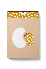 Load image into Gallery viewer, Coracor Abstract Dot Mustard Stretchy wrap
