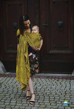 Ladda upp bild till gallerivisning, Little Frog Ringsjal - Lemon Wildness - 100% kammad bomull
