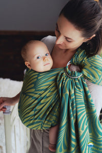 Little Frog Ringsjal - Spring Plumes - 100% kammad bomull