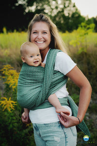 Little Frog Baby Wrap - Lovely Fern - 100% combed cotton