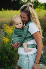 Load image into Gallery viewer, Little Frog Baby Wrap - Lovely Fern - 100% combed cotton
