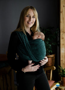 Little Frog Baby Wrap - Ocean Wildness - 100% kammad bomull