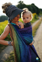 Ladda upp bild till gallerivisning, Little Frog Baby Wrap - Rainbow Harmony - 100% kammad bomull
