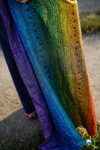 Ladda upp bild till gallerivisning, Little Frog Baby Wrap - Rainbow Harmony - 100% kammad bomull

