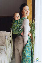 Load image into Gallery viewer, Little Frog Baby Wrap - Spring Plumes - 100% kammad bomull
