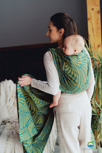 Load image into Gallery viewer, Little Frog Baby Wrap - Spring Plumes - 100% kammad bomull
