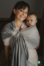 Load image into Gallery viewer, Little Frog Ring Sling - Lovely Sandstorm - 100% combed cotton
