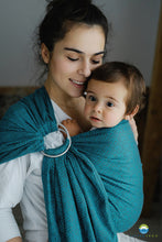 Ladda upp bild till gallerivisning, Little Frog Ring Sling - Topaz Adore - 100% kammad bomull
