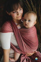 Load image into Gallery viewer, Little Frog Baby Wrap - Lovely Passion - 100% kammad bomull
