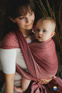 Little Frog Baby Wrap - Lovely Passion - 100% kammad bomull