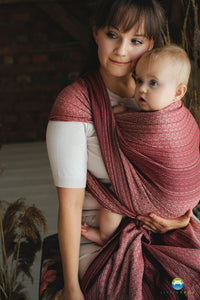 Little Frog Baby Wrap - Lovely Passion - 100% kammad bomull