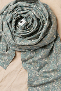 Coracor Tinyflower Green Stretchy wrap