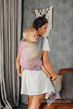 Laden Sie das Bild in den Galerie-Viewer, Lenny Lamb Woven Baby Wrap/Vävd sjal - WILD WINE - VINEYARD - 100% bomull
