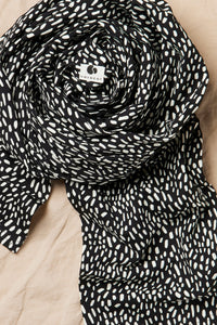 Coracor Black Sprinkles trikåsjal