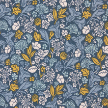 Laden Sie das Bild in den Galerie-Viewer, Coracor Tinyflower Blue trikåsjal
