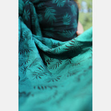 Load image into Gallery viewer, Yaro vävd sjal - Bahamas Black Emerald - 100% bomull
