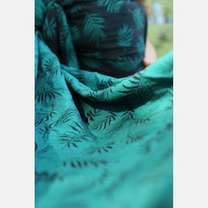 Yaro vävd sjal - Bahamas Black Emerald - 100% bomull