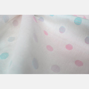 Yaro ringsjal - Dots Pastel Rainbow Ring Sling - 100% bomull