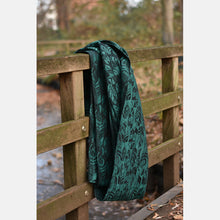 Ladda upp bild till gallerivisning, Yaro ringsjal - Four Winds Black Malachit Linen Hemp Ring Sling - 65% bomull, 20% linne, 15% hampa

