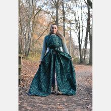 Ladda upp bild till gallerivisning, Yaro vävd sjal - Four Winds Black Malachit Linen Hemp - 65% bomull, 20% linne, 15% hampa
