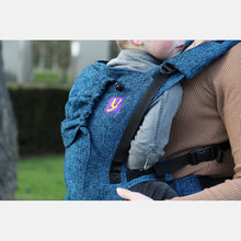 Laden Sie das Bild in den Galerie-Viewer, Yaro Hug Carrier - Jeans Blue Black - 100% bomull
