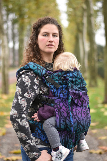 Yaro Hug Carrier - Solnce Genesis Hummingbird - 60% Egyptian Cotton, 25% Bamboo, 10% Supima Cotton, 5% Seaweed