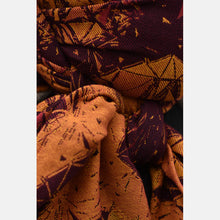 Load image into Gallery viewer, Yaro vävd sjal - Kardia Duo Burgund Yellow Wool (2:a sort). - 70% bomull, 30% ull - Utförsäljning!
