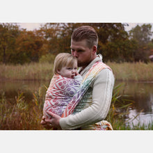Laden Sie das Bild in den Galerie-Viewer, Yaro vävd sjal - La Vita Autumn Rainbow - 100% bomull
