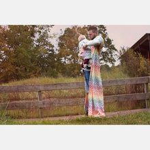 Laden Sie das Bild in den Galerie-Viewer, Yaro vävd sjal - La Vita Autumn Rainbow - 100% bomull
