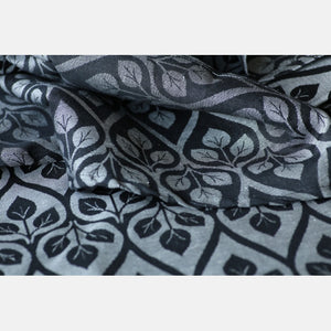Yaro vävd sjal - La Vita Black-White Bamboo - 60% bomull, 40% naturlig bambu