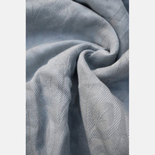 Load image into Gallery viewer, Yaro ringsjal - La Vita Silver Blue Linen Organic Ring Sling - 60% ekologisk bomull, 40% ekologisk linne
