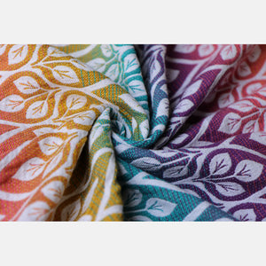 Yaro ringsjal - La Vita Trinity Caribbean Rainbow Tencel Linen Ring Sling - 65% bomull, 35% tencel, 5% linne