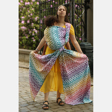 Load image into Gallery viewer, Yaro Woven wrap - La Vita Trinity Caribbean Rainbow Tencel Linen - 65% Cotton, 30% Tencel, 5% Linen
