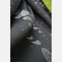 Ladda upp bild till gallerivisning, Yaro ringsjal - Luna Duo Black Grey Glam Ring Sling - 99% bomull, 1% glitter
