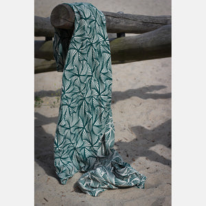 Yaro vävd sjal - Magnetic Contra Pine Natural Seacell - 85% bomull, 15% seacell