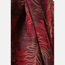 Ladda upp bild till gallerivisning, Yaro vävd sjal - Oasis Duo Purple Beige Bordeaux Wool Blend - 50% merinoull, 40% bomull, 10% silke - Utförsäljning!
