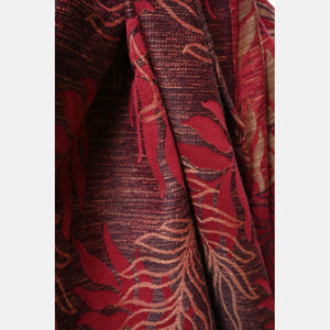 Yaro Woven wrap - Oasis Duo Purple Beige Bordeaux Wool Blend - 50% Wool, 40% Cotton, 10% Silk - Sale!