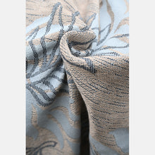 Load image into Gallery viewer, Yaro Woven wrap - Oasis Duo Silver Black High Wool Organic - 55% Organic Wool, 45% Organic Cotton - Sale!
