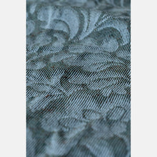 Load image into Gallery viewer, Yaro Woven wrap - Rococo Silver Pine Bourette - 60% Cotton, 40% Bourette Silk - Sale!
