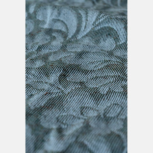 Yaro Woven wrap - Rococo Silver Pine Bourette - 60% Cotton, 40% Bourette Silk - Sale!