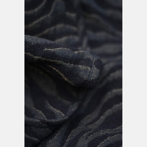 Yaro Woven wrap - Tiger Puffy Black Gold Cashmere Glam - 45% Cotton, 45% Cashmere, 5% Viscose, 1% Glitter