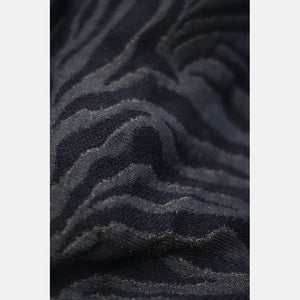 Yaro vävd sjal - Tiger Puffy Black Gold Cashmere Glam - 45% bomull, 45% kashmir, 5% viskos, 1% glitter - Utförsäljning!