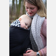 Ladda upp bild till gallerivisning, Yaro ringsjal - Turtle Black Ring Sling - 100% bomull

