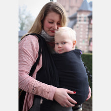 Laden Sie das Bild in den Galerie-Viewer, Yaro vävd sjal - Turtle Black - 100% bomull
