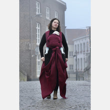 Laden Sie das Bild in den Galerie-Viewer, Yaro vävd sjal - Waffles Black Pink - 100% bomull - Begagnad
